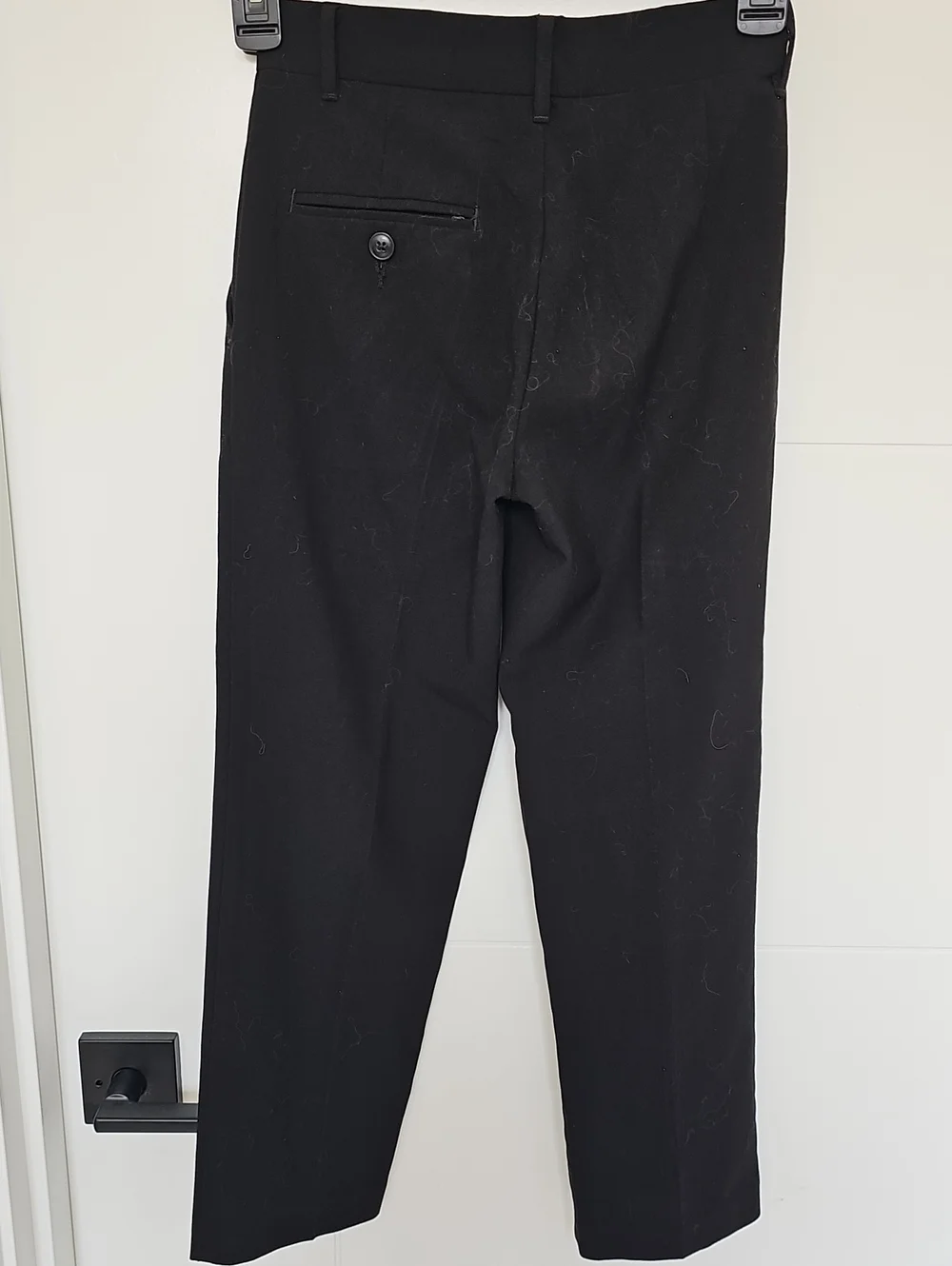 Chaps Classic Black Dress Pants Boys Sz 8 Regular